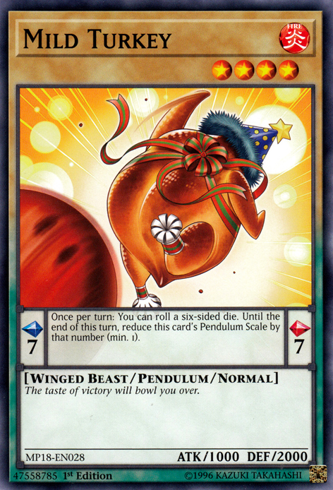 Mild Turkey [MP18-EN028] Common Yu-Gi-Oh!