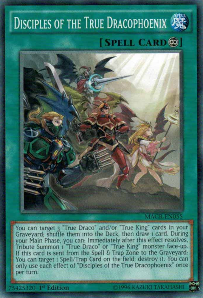 Disciples of the True Dracophoenix [MACR-EN055] Common Yu-Gi-Oh!