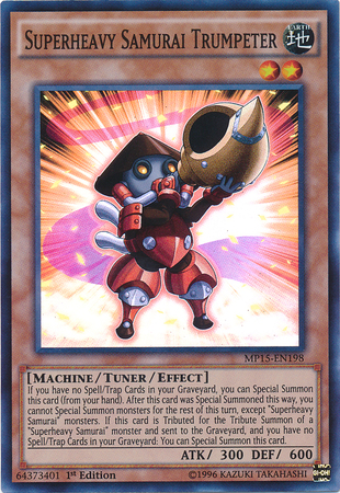 Superheavy Samurai Trumpeter [MP15-EN198] Super Rare Yu-Gi-Oh!
