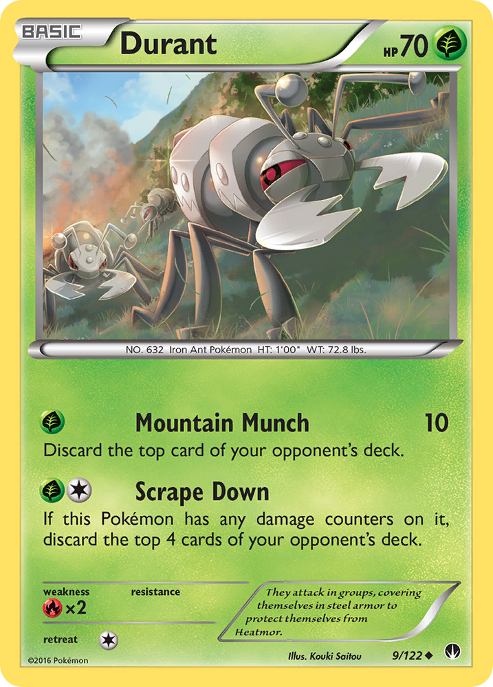 Durant (9/122) [XY: BREAKpoint] Pokémon