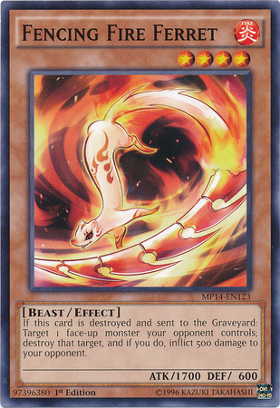 Fencing Fire Ferret [MP14-EN123] Common