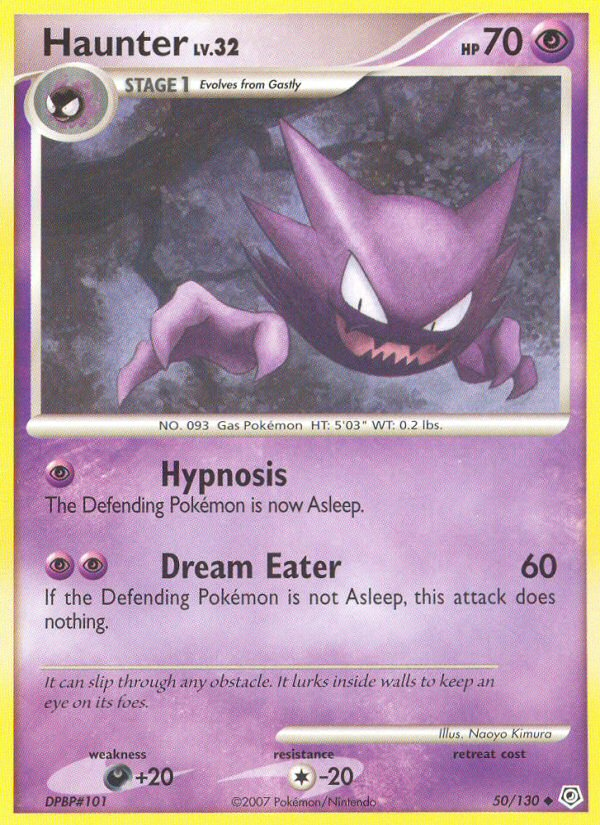 Haunter (50/130) [Diamond & Pearl: Base Set] Pokémon