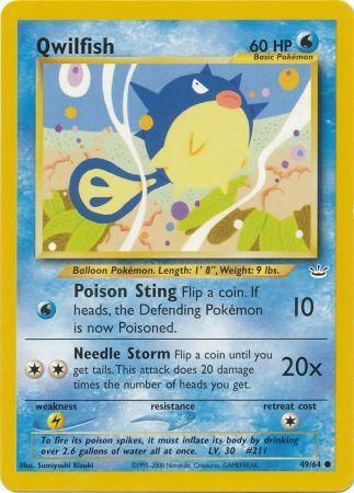 Qwilfish (49/64) [Neo Revelation Unlimited] Pokémon