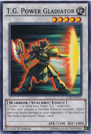 T.G. Power Gladiator [LC5D-EN214] Common Yu-Gi-Oh!