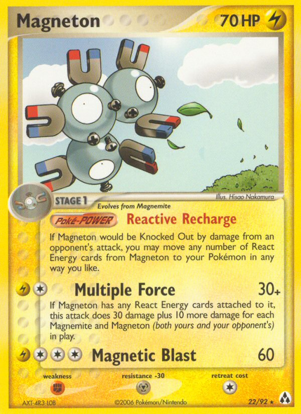 Magneton (22/92) [EX: Legend Maker] Pokémon