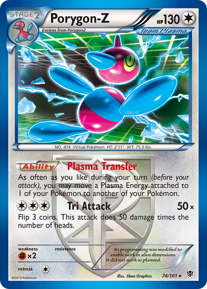 Porygon-Z (74/101) [Black & White: Plasma Blast] Pokémon