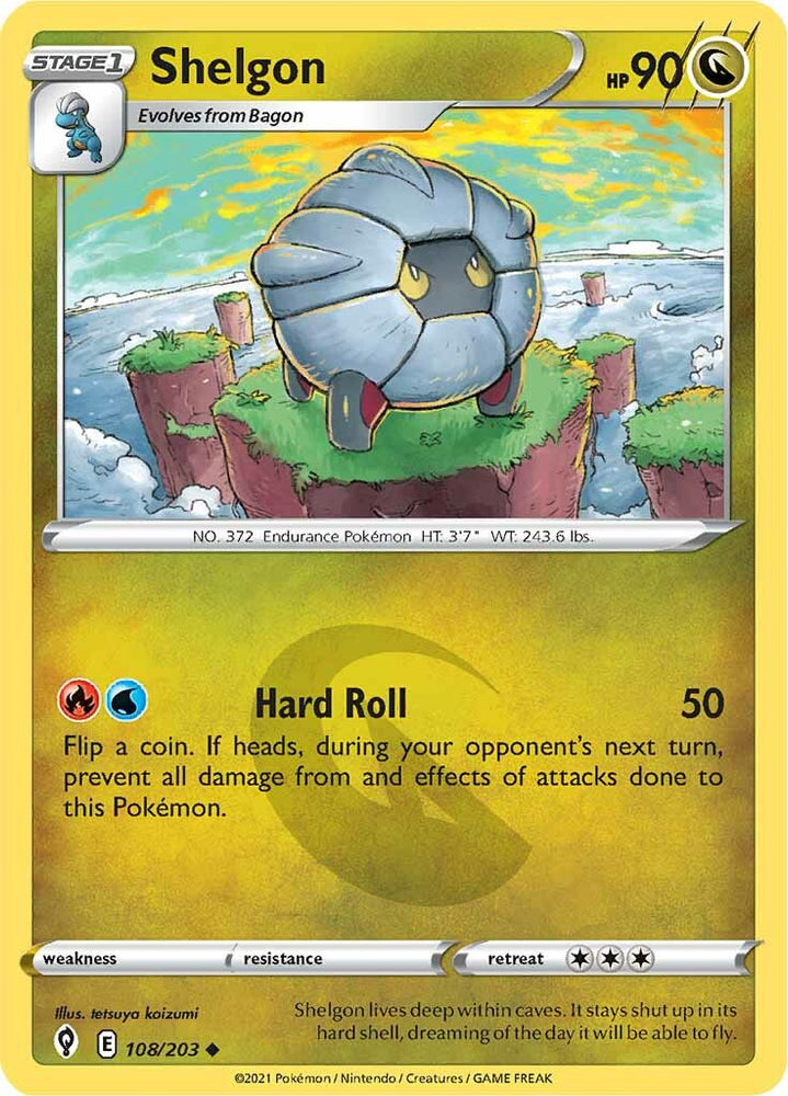 Shelgon (108/203) [Sword & Shield: Evolving Skies] Pokémon