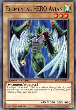 Elemental HERO Avian [SGX1-ENA01] Common Yu-Gi-Oh!