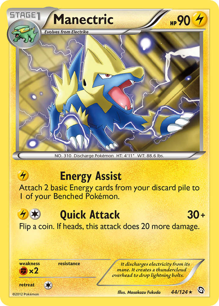 Manectric (44/124) [Black & White: Dragons Exalted] Pokémon