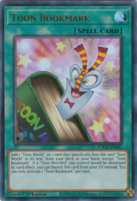 Toon Bookmark [TOCH-EN003] Ultra Rare Yu-Gi-Oh!