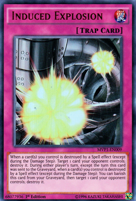 Induced Explosion [MVP1-EN009] Ultra Rare Yu-Gi-Oh!