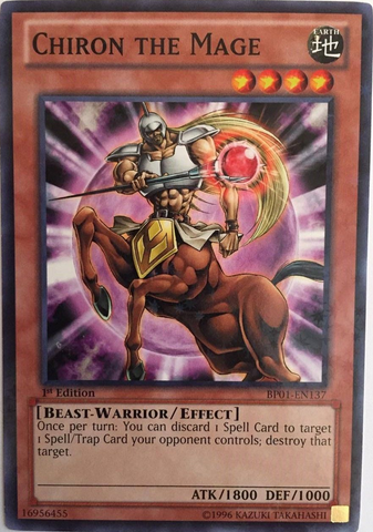 Chiron the Mage [BP01-EN137] Starfoil Rare Yu-Gi-Oh!