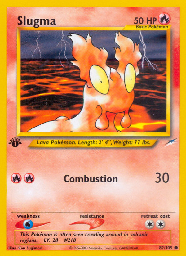 Slugma (82/105) [Neo Destiny 1st Edition] Pokémon