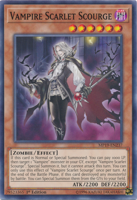 Vampire Scarlet Scourge [MP19-EN237] Common Yu-Gi-Oh!