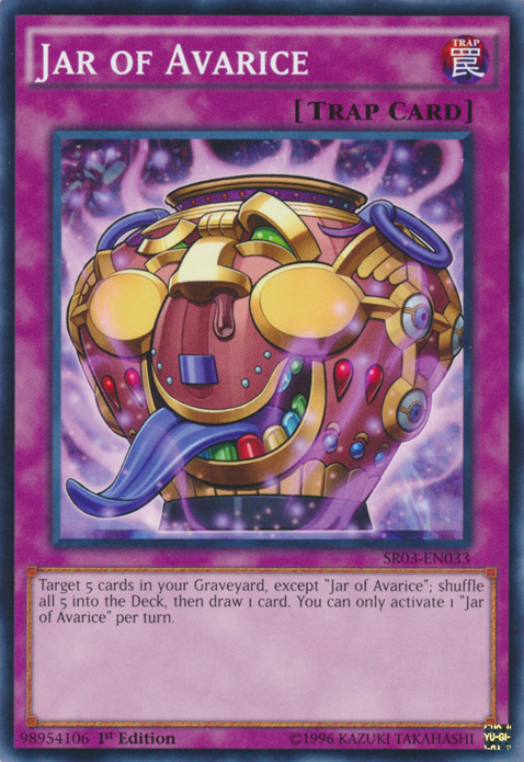 Jar of Avarice [SR03-EN033] Common Yu-Gi-Oh!