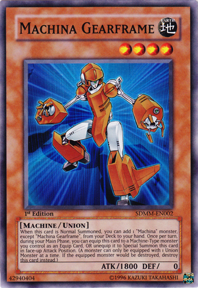 Machina Gearframe [SDMM-EN002] Super Rare Yu-Gi-Oh!