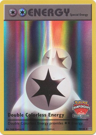 Double Colorless Energy (90/108) (NA International Championship Promo) [XY: Evolutions] Pokémon