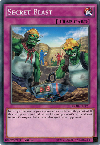Secret Blast [CORE-EN099] Common Yu-Gi-Oh!