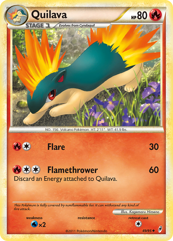 Quilava (49/95) [HeartGold & SoulSilver: Call of Legends] Pokémon