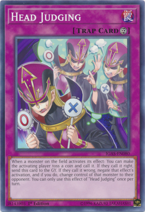 Head Judging [IGAS-EN080] Common Yu-Gi-Oh!