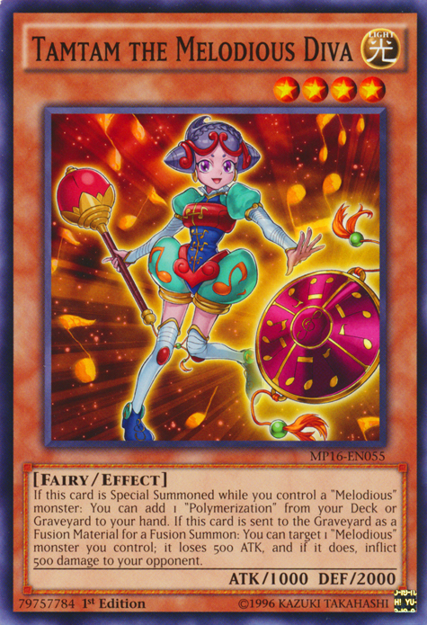 Tamtam the Melodious Diva [MP16-EN055] Common Yu-Gi-Oh!