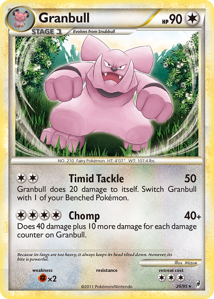 Granbull (26/95) [HeartGold & SoulSilver: Call of Legends] Pokémon