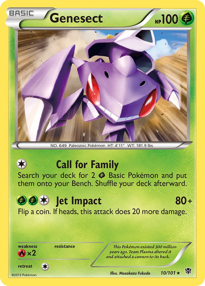 Genesect (10/101) (Theme Deck Exclusive) [Black & White: Plasma Blast] Pokémon