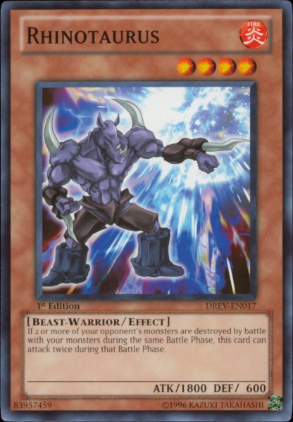 Rhinotaurus [DREV-EN017] Common Yu-Gi-Oh!