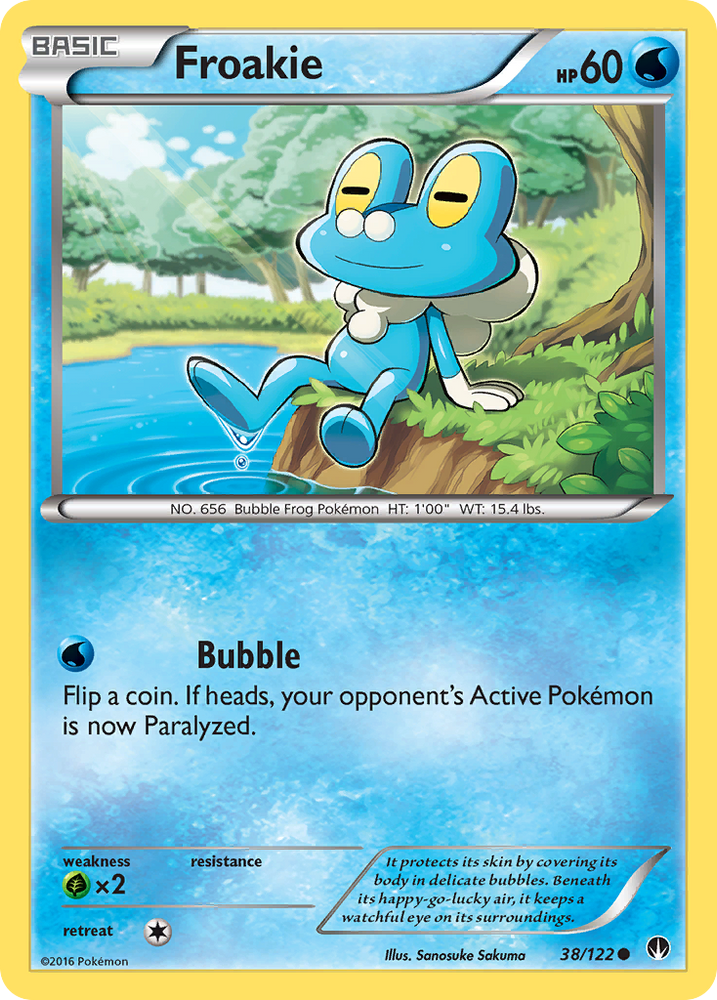 Froakie (38/122) [XY: BREAKpoint] Pokémon