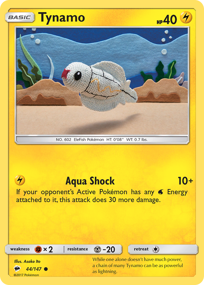 Tynamo (44/147) [Sun & Moon: Burning Shadows] Pokémon