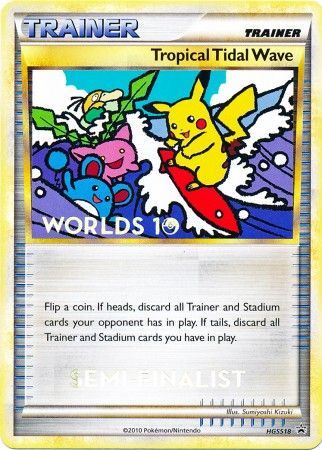 Tropical Tidal Wave (HGSS18) (Semi Finalist) [HeartGold & SoulSilver: Black Star Promos] Pokémon