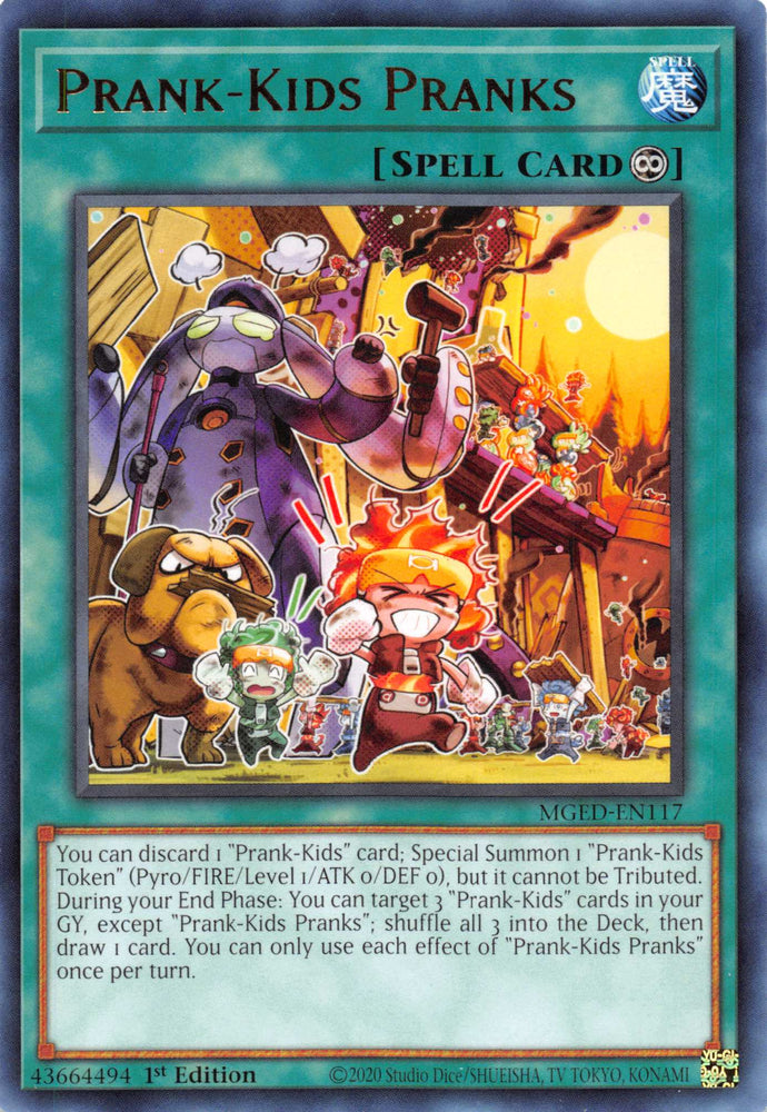 Prank-Kids Pranks [MGED-EN117] Rare Yu-Gi-Oh!