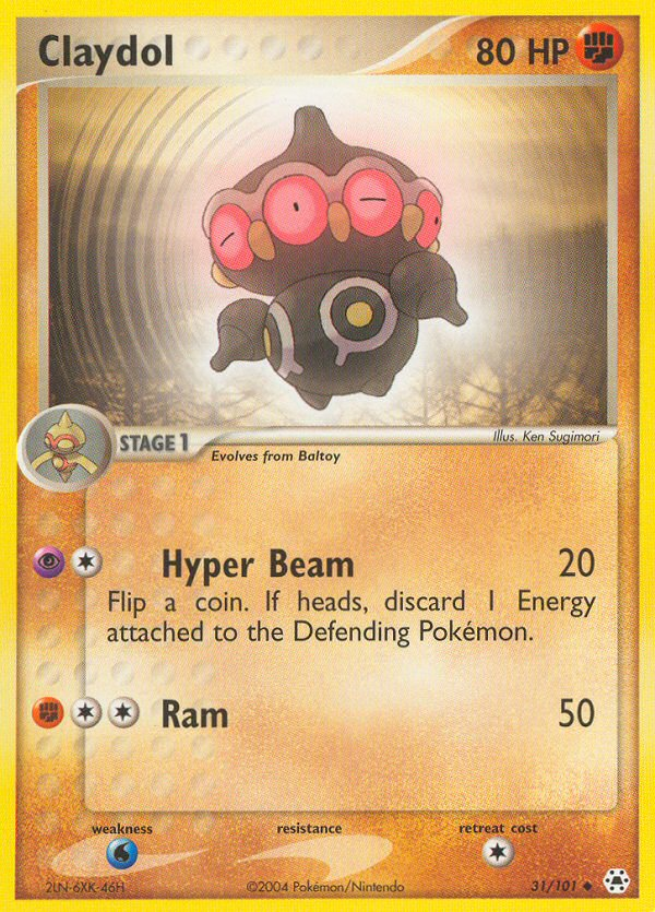 Claydol (31/101) [EX: Hidden Legends] Pokémon