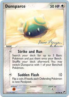 Dunsparce (60/100) (Team Rushdown - Kevin Nguyen) [World Championships 2004] Pokémon