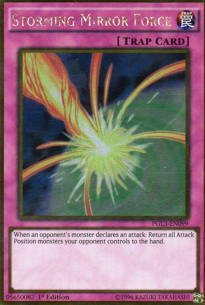 Storming Mirror Force [PGL3-EN099] Gold Rare Yu-Gi-Oh!