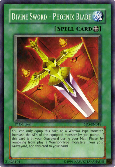 Divine Sword - Phoenix Blade [SD5-EN018] Common Yu-Gi-Oh!