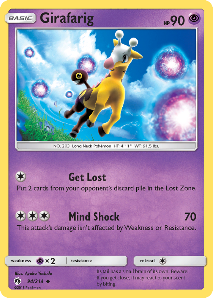 Girafarig (94/214) [Sun & Moon: Lost Thunder] Pokémon