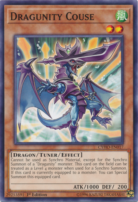 Dragunity Couse [CYHO-EN017] Common Yu-Gi-Oh!