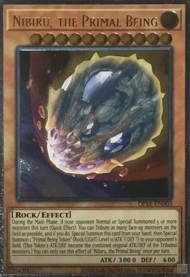 Nibiru, the Primal Being [OP14-EN003] Ultimate Rare Yu-Gi-Oh!