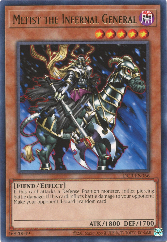 Mefist the Infernal General (25th Anniversary) [DCR-EN066] Rare Yu-Gi-Oh!