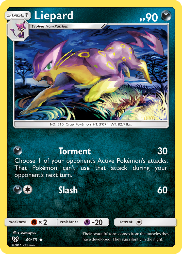 Liepard (49/73) [Sun & Moon: Shining Legends] Pokémon