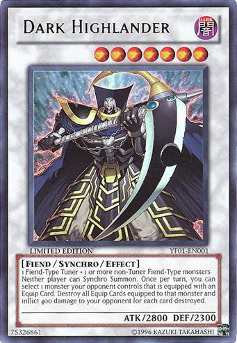 Dark Highlander [YF01-EN001] Ultra Rare Yu-Gi-Oh!