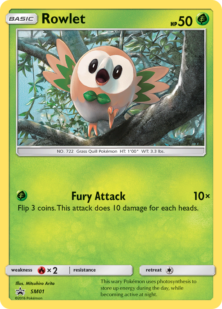 Rowlet (SM01) [Sun & Moon: Black Star Promos] Pokémon