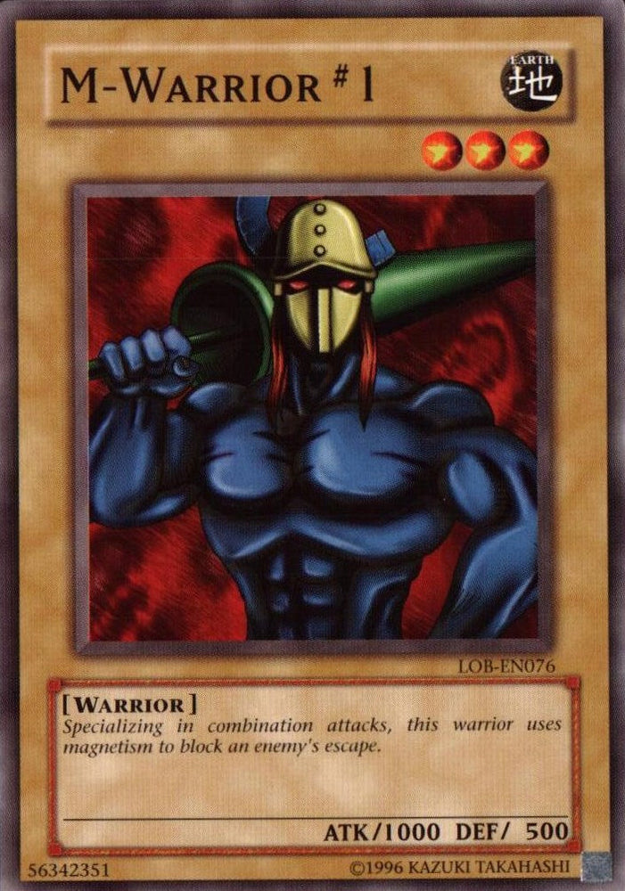 M-Warrior #1 [LOB-EN076] Common Yu-Gi-Oh!