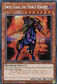 Swift Gaia the Fierce Knight (Secret) [SBCB-EN005] Secret Rare Yu-Gi-Oh!