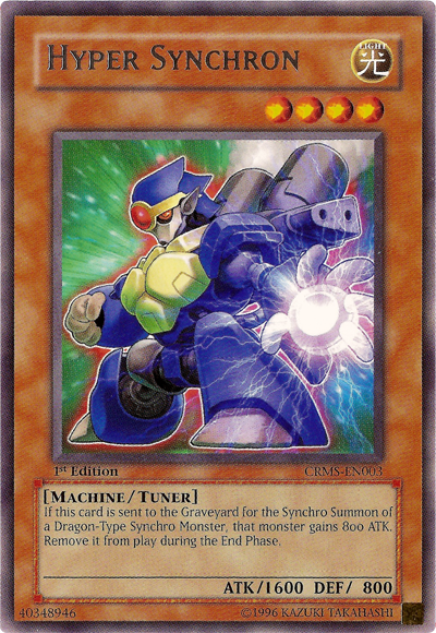 Hyper Synchron [CRMS-EN003] Rare Yu-Gi-Oh!