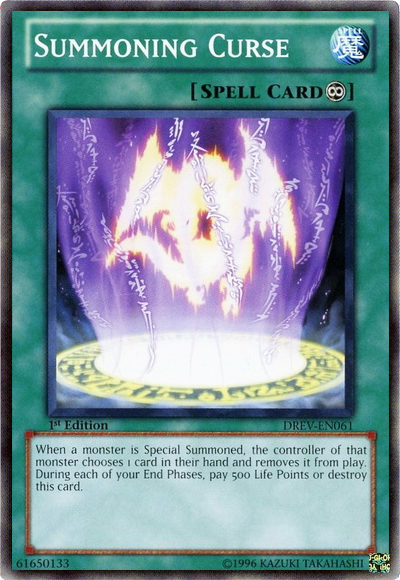Summoning Curse [DREV-EN061] Common Yu-Gi-Oh!