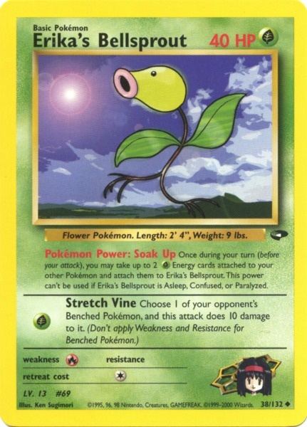 Erika's Bellsprout (38/132) [Gym Challenge Unlimited] Pokémon