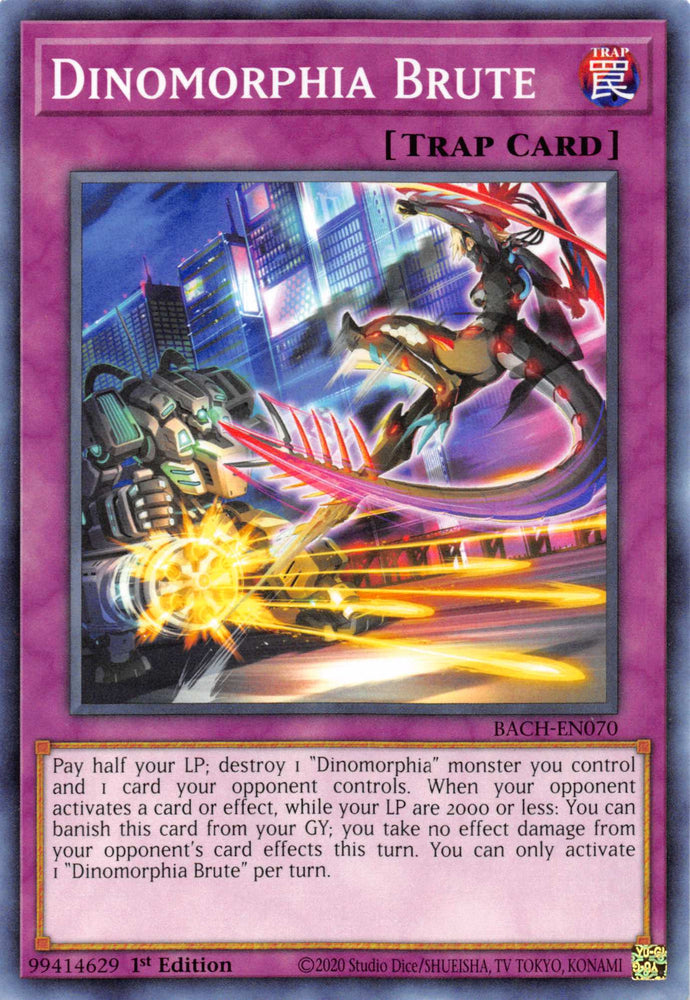 Dinomorphia Brute [BACH-EN070] Common Yu-Gi-Oh!