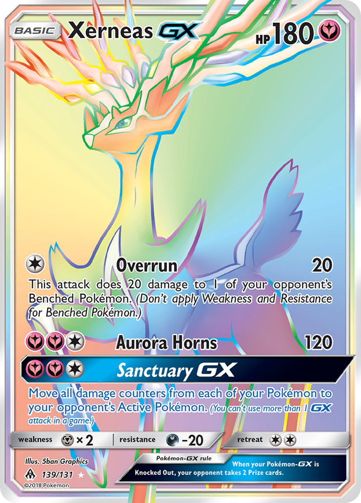 Xerneas GX (139/131) [Sun & Moon: Forbidden Light] Pokémon